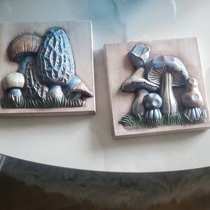 Chalkware Vintage Wall Plaques